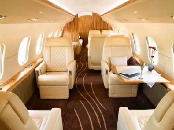 Private jets interior design