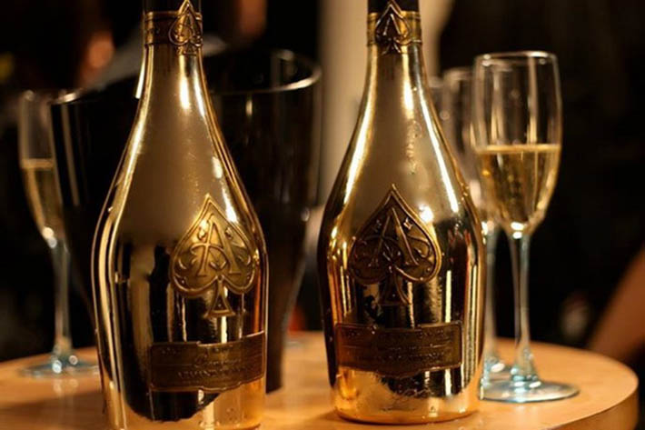 Most expensive champagne bottle