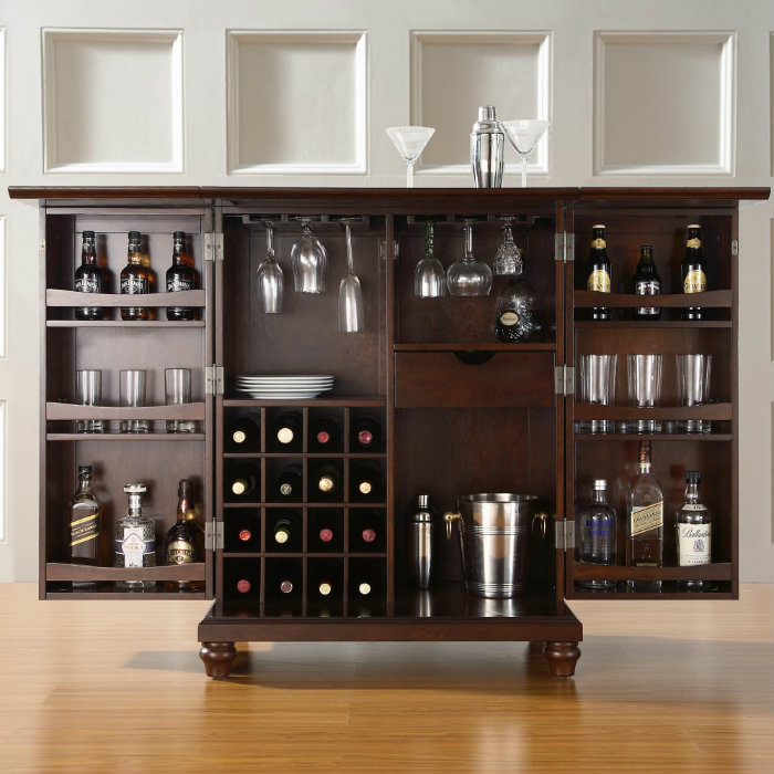 Classic Bar Cabinets for Luxury Homes