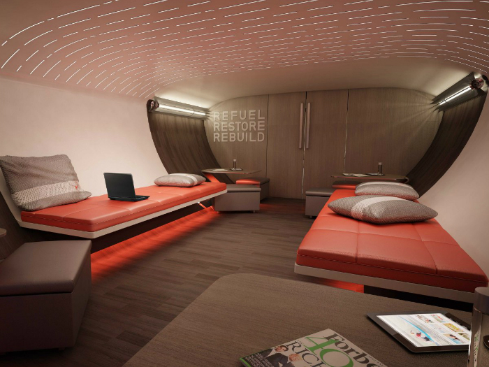 Nike-Themed Airplane Interior Could End Home Field Advantage