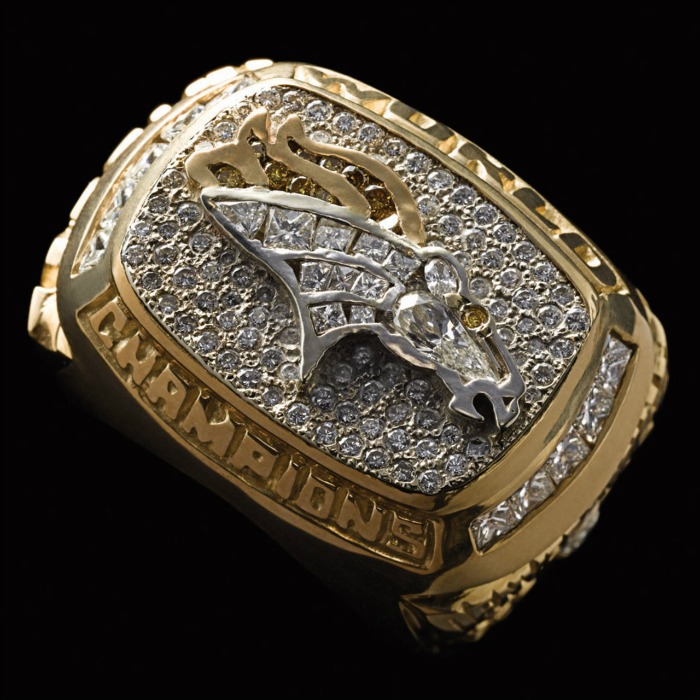 The NFL 150 Super Bowl rings