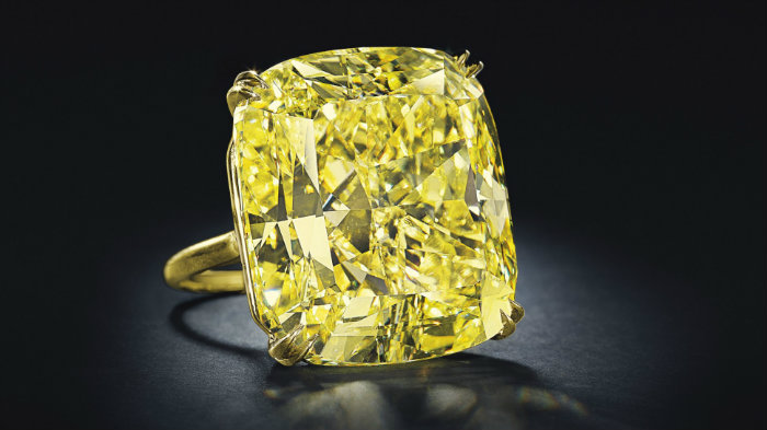 The Most Expensive Vivid Yellow Diamond Ring