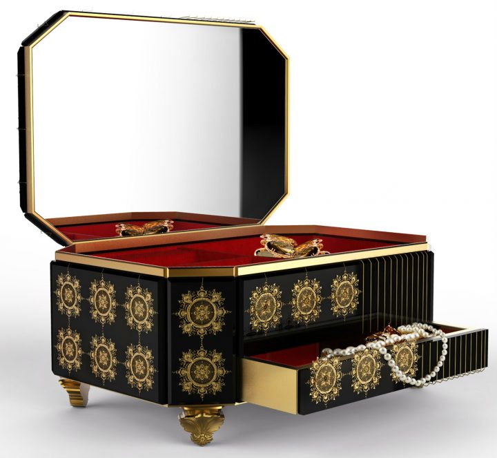 Dazzling and Decadent Jewelry Safes by Boca do Lobo