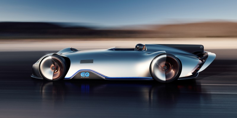 The Electric Mercedes-Benz EQ Silver Arrow – A Luxury Car From The Future