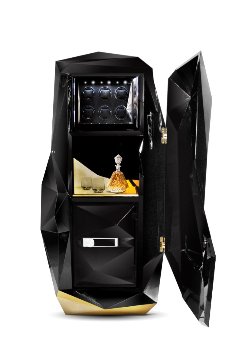 Black and Luxury Safes by Modern Furniture Brands